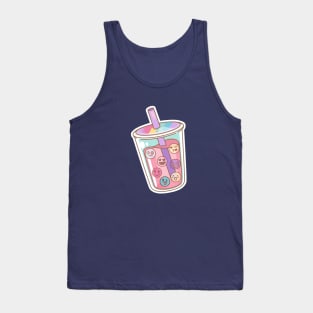 Emoji Drink. Tea Bubbles Tank Top